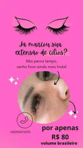 Extensão de cílios