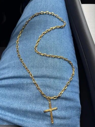 Cordão de Ouro 18k com 20 gramas + pingente