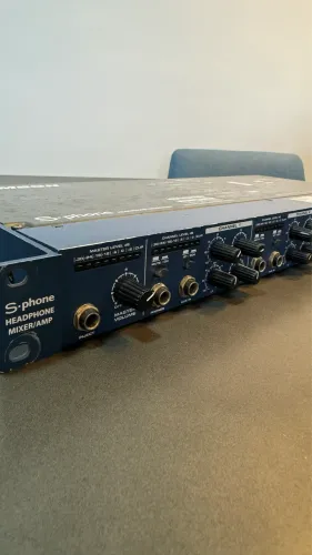 Amplificador Samson S-Phone headphone e mixer (POWER PLAY)