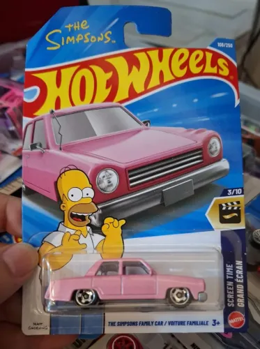 CARRINHO HOT WHEELS SIMPSONS FAMILY CAR NOVO