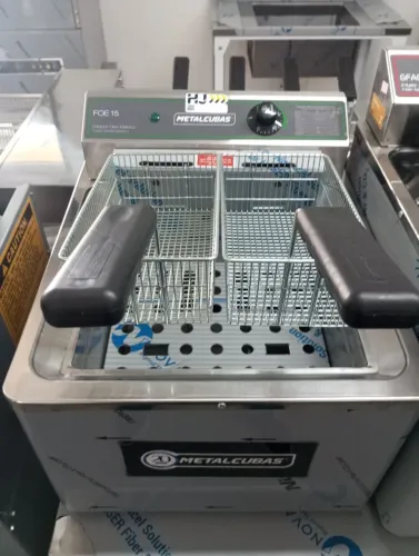 NZ. Fritadeira elétrica zona fria 15.000w METALCUBAS