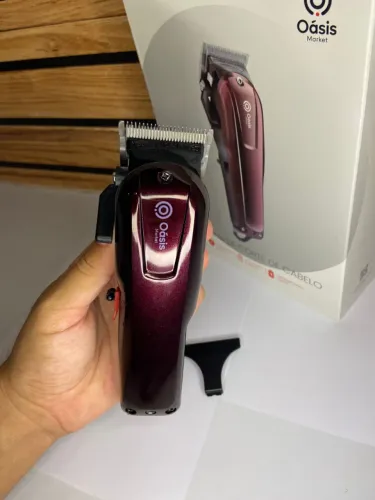 Máquina de Cortar Cabelo sem Fio Vinho - Oásis OIH-5110 an3