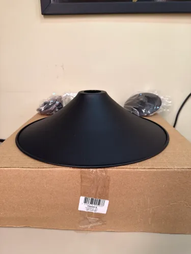 Lustre preto fosco tipo prato