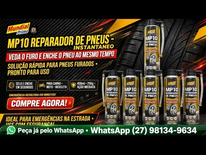 Reparador de pneus Mundial prime