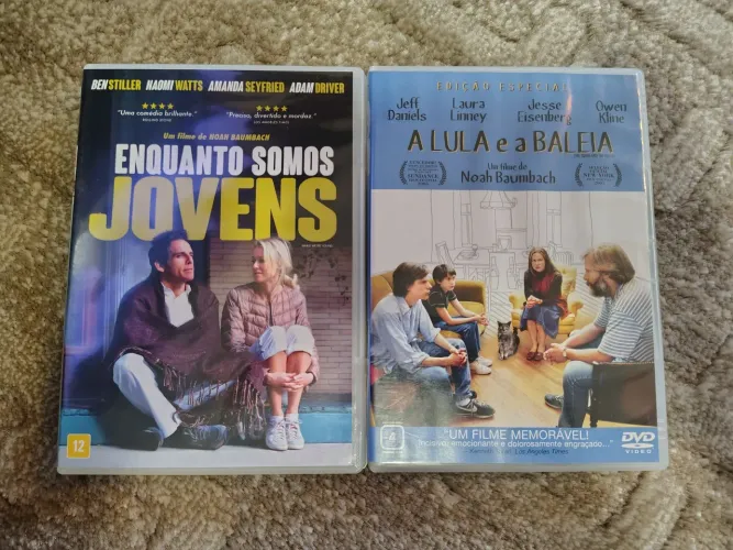 Coleção DVDs Noah Baumbach: A Lula e a Baleia e Enquanto Somos Jovens