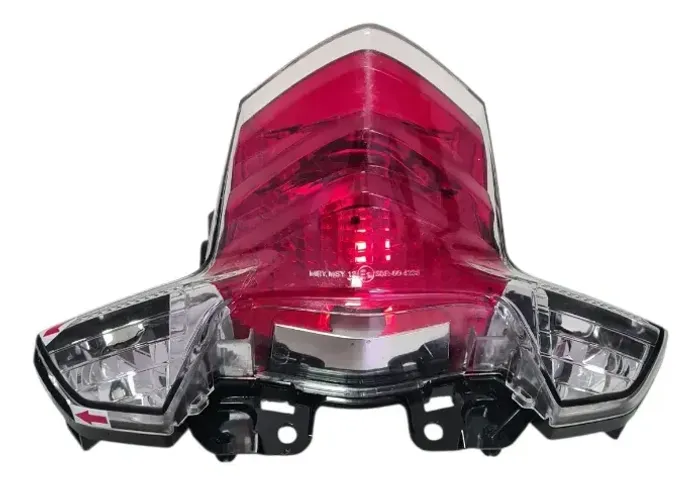 Lanterna Traseira Biz 125 18/22 Original C/detalhes 60940 Ambos Lados Vermelho
