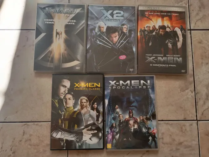 Coleção de 5 dvds X-Men