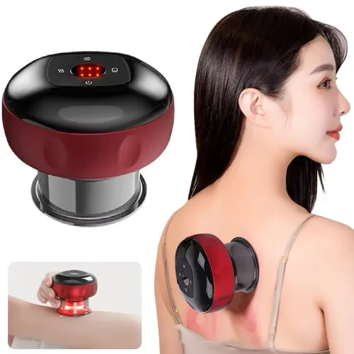 Massageador a Vacuo Sucção Eletrica Recarregável tomate