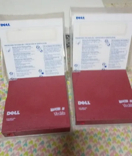 Kit 2 Fitas LTO-5 Dell Ultrium 1.5/3.0tb Novas Lacradas