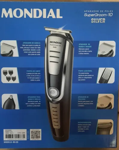 Barbeador e aparador de cabelo momdial novo na caixa.