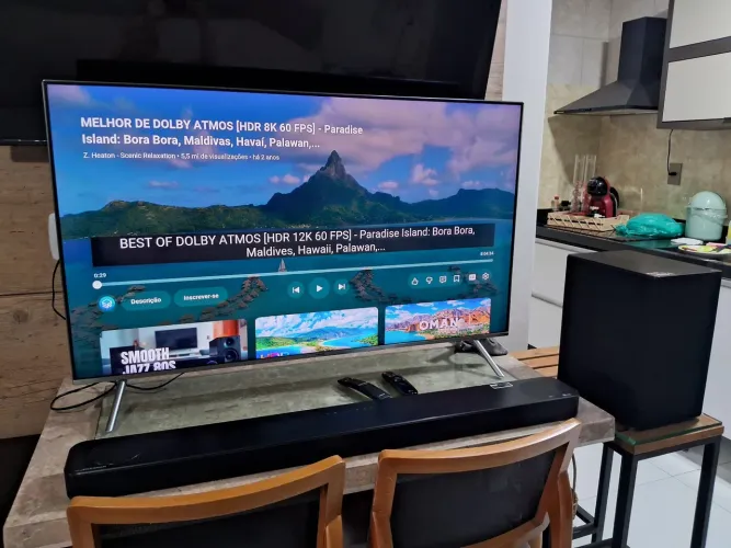 TV SAMSUNG QLED 4K + SOUNDBAR LG ATMOS (tcl hisense oled mini led)