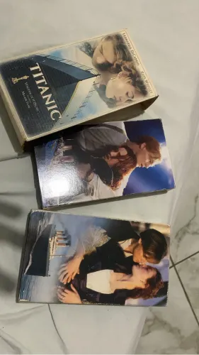 Filme titanic video cassete original 