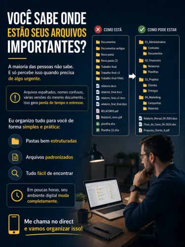 Organizar arquivos