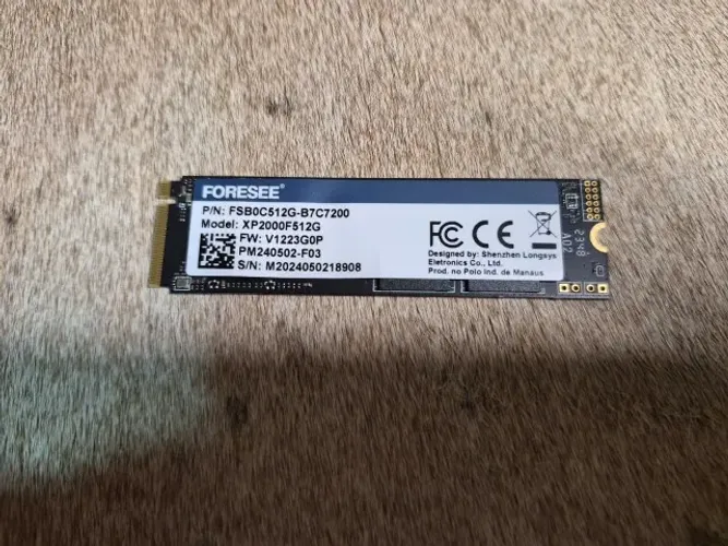 SSD NVME 512GB XP2000F512G (BRASIL) USADO