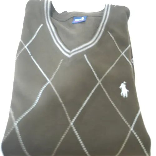 Blusa Lá, marrom Polo