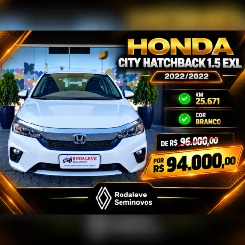 Honda City Hatchback EXL 1.5 Flex 16V Aut. 2022