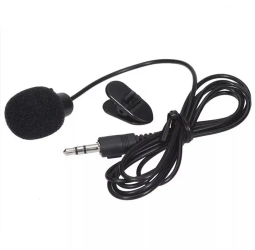 Microfone da fala do estúdio de 3.5mm mini com grampo para o computador portátil