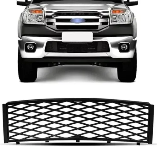 Grade Parachoque Ford Ranger 2010 à 2012 - Cd Cs - Central Preto - Loma