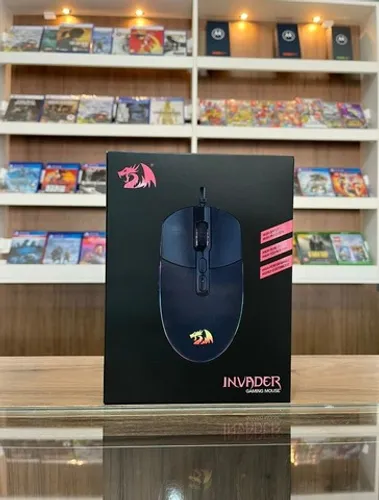 Mouse Gamer Redragon Invader | Loja Física | Até 12x Sem Juros