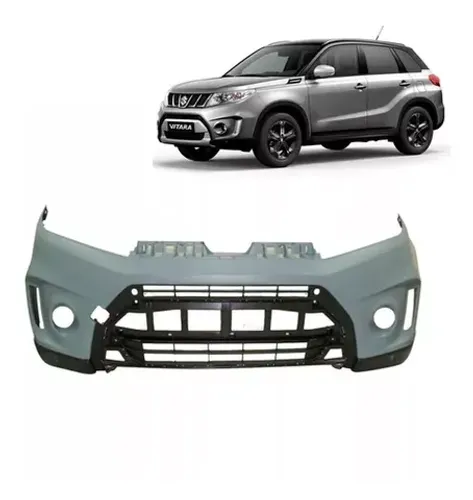 Parachoque Suzuki Vitara 2017 - Dianteiro Primer - Furo Farol Auxiliar - TYG