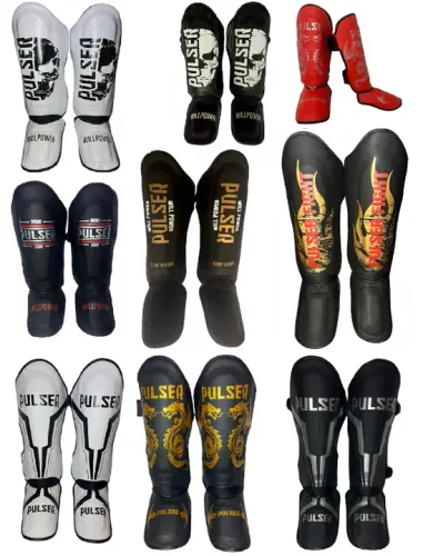 Par De Caneleira Pulser Muay Thai Kickboxing Thunder