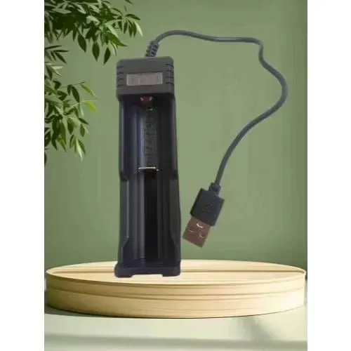 Carregador de bateria recarregável 18650 14500 16340 para máquina de barbear cabelo 