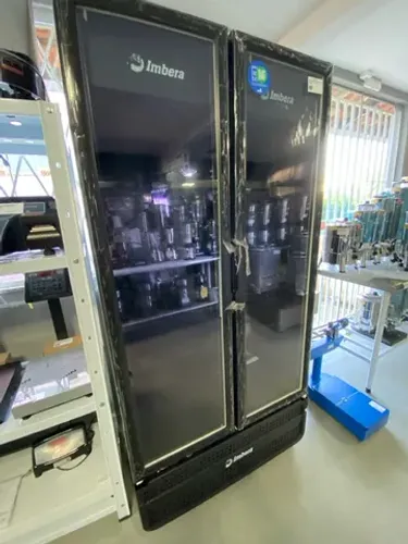 REFRIGERADOR 2 PORTAS FULL BLACK G3D26 - IMBERA