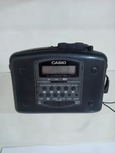 Rádio Gravador Cassete Portátil Casio AS-7038