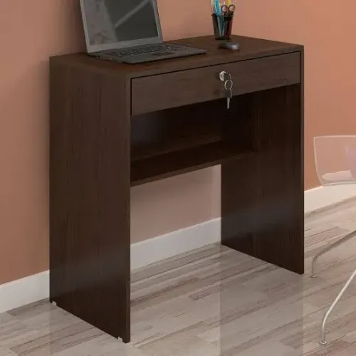 Escrivaninha com 1 Gaveta com Chave 