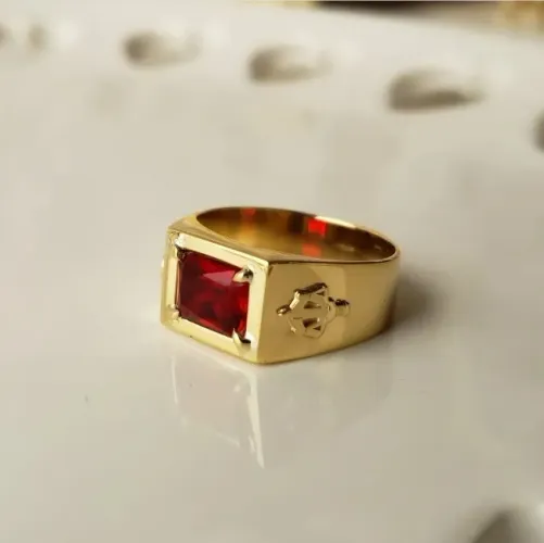 Anel de Formatura para Direito em Ouro 18k