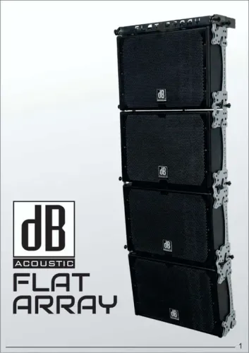 Sistema de Som Flat Array dB Acoustic