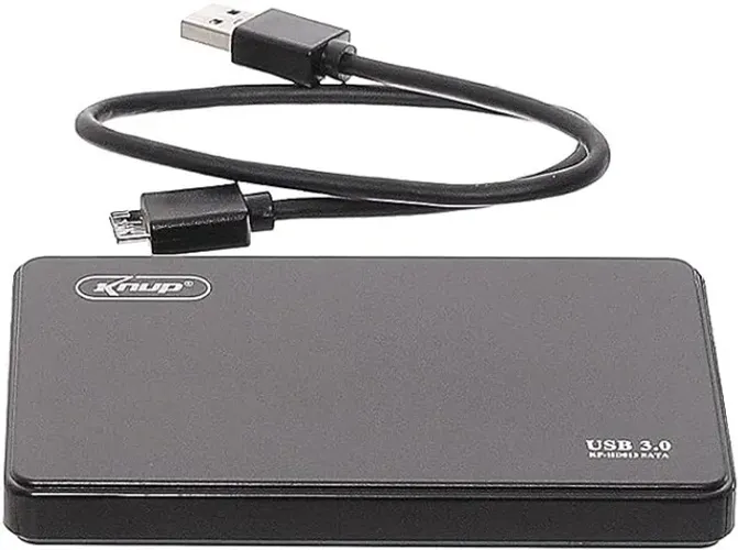 Case Gaveta Hd Externo Sata 2,5 Knup Usb 3.0 Slim Noteboook ssd