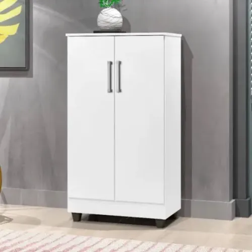 Armário Multiuso 2 Portas Branco
