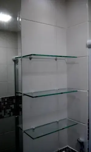 PRATELEIRAS DE VIDRO A PARTIR DE R$ 16,00