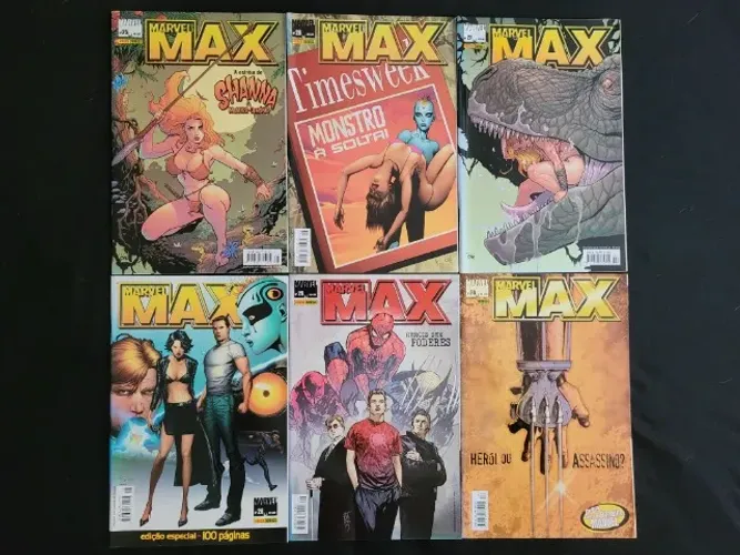 Marvel Max números 25 A 30 (SEIS EDIÇÕES) CTCRXX