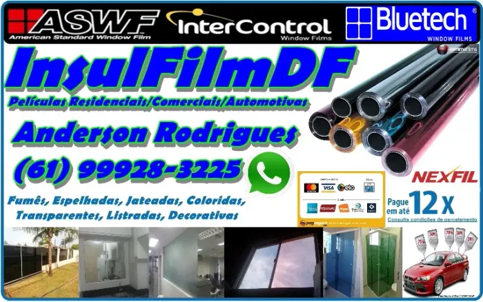 Serviço de Instalação de Películas(InsulFilmDF)