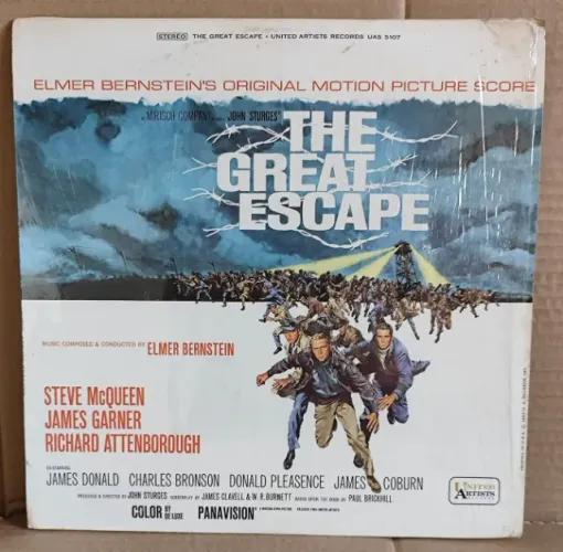 Lp Trilha Filme The Great Escape - 1963 - Importado Usa