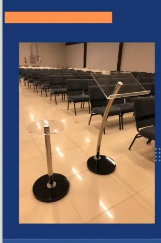  Mesa culto e palestra  em Metal e Acrílico direto da fábrica- pronta entrega.