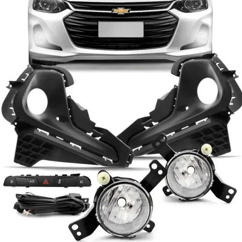Farol de Neblina Auxiliar Milha para o Novo Onix Hatch / Sedan - Original