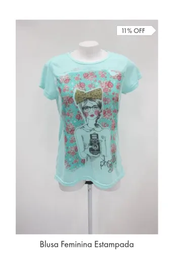Kit 5 Camisetas