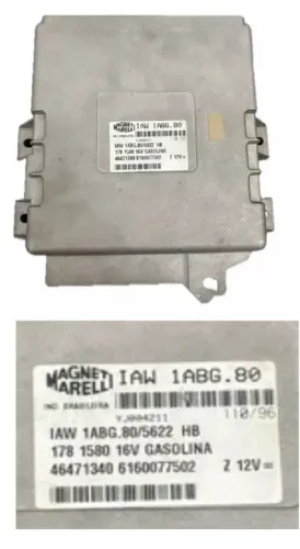 Modulo Injeção Palio/siena/strada 1.6 16v Iaw 1abg.80