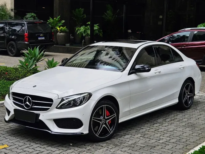 Mercedes Benz C300 C-300 Sport Impecável Blindada Laudo Aprovado Baixa KM Aceito trocas