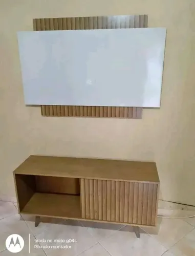 PAINEL COM RACK PARA TV ATÉ 46 POLEGADAS