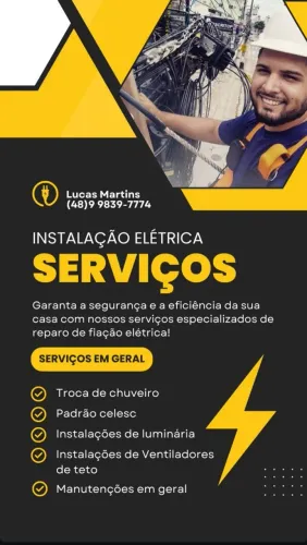 Eletricista - Lucas instalações eletricas
