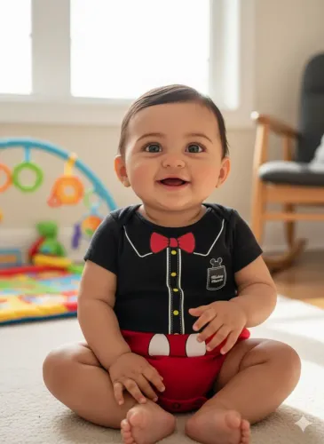 Body Mickey original Disney Tam de 3 a 6 meses 