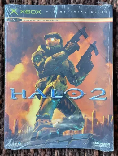LIVRO GUIA DE ESTRATÉGIA HALO 2 OFICIAL PRIMA XBOX BUNGIE MICROSOFT IDIOMA INGLÊS