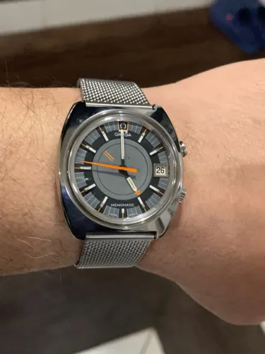 Relogio Omega Seamaster Raríssimo Memomatic Automático Alarme