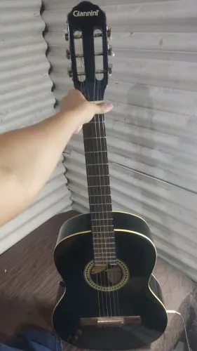 Violão Giannini Elétrico funcionando no som e regulado por profissional!