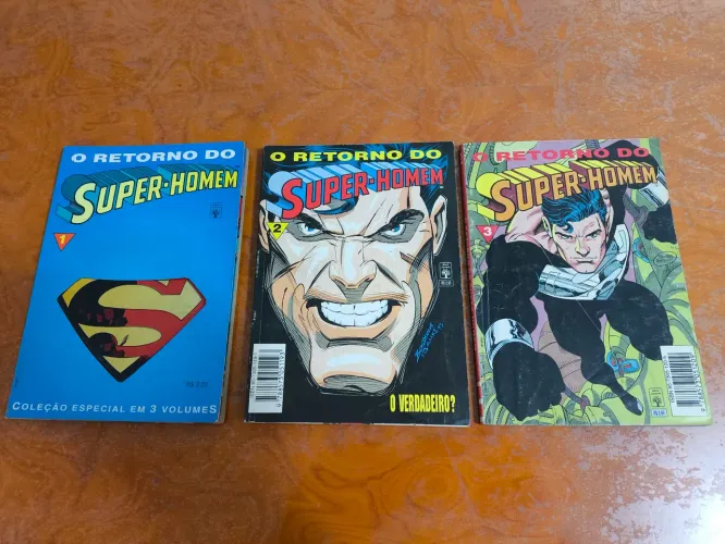 Coleção o Retorno do Super-Homem. HQ Gibi Edição de Colecionador.