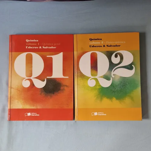Livro Química Volumes 1 e 2 - Usbero e Salvador